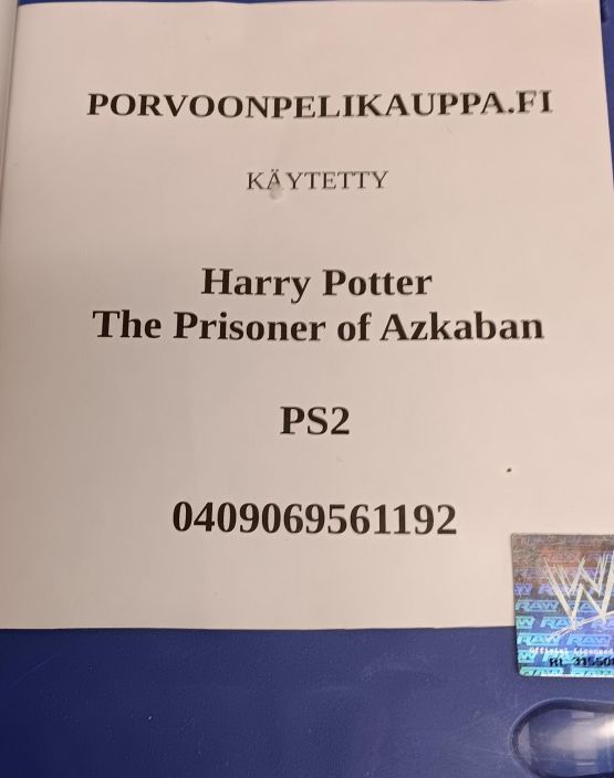 Harry Potter Prisoner of Azkaban Loose Kaytetty PS2 Ei alkuperaisia kansipahveja