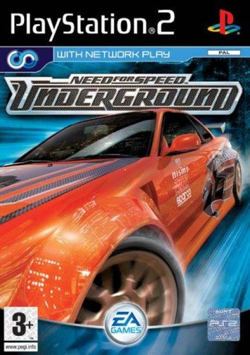 Need for speed underground kaytetty PS2