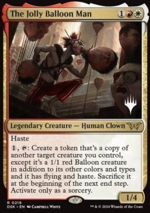 The Jolly Balloon Man Foil Promo Kunto: Near Mint