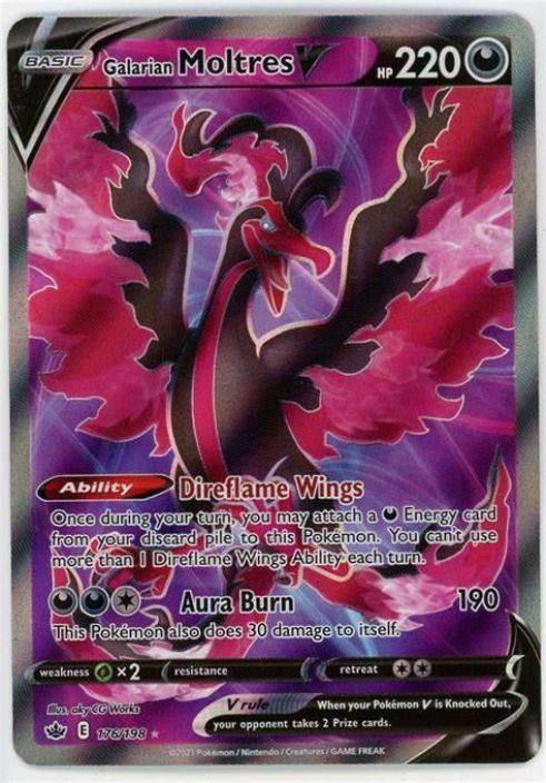 Galarian Moltres V 176/198 Kunto: Near Mint