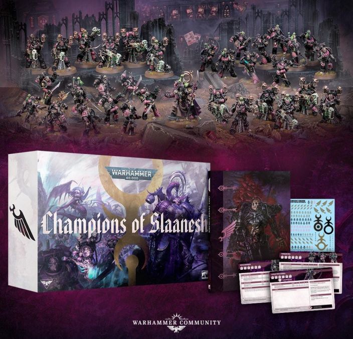 Warhammer 40K Champions of Slaanesh Army Set