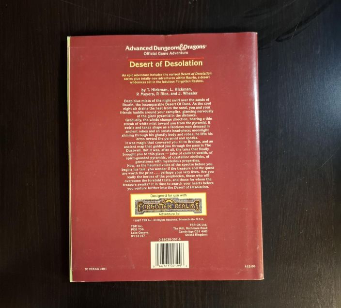 Advanced Dungeons &amp; Dragons Desert of Desolation tuotekuva 1