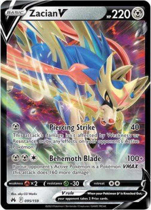 Zacian V 095/159 Kunto: NM