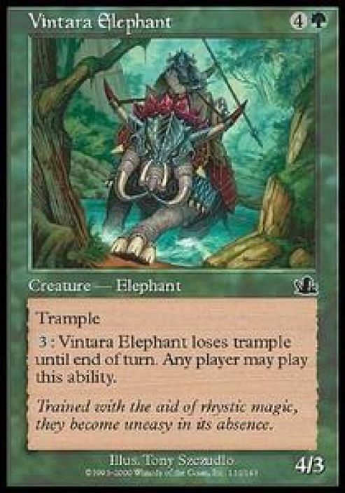 Vintara Elephant Kunto: Excellent