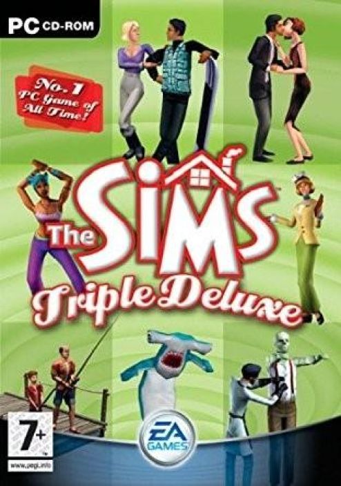 The Sims Triple Deluxe Kaytetty PC