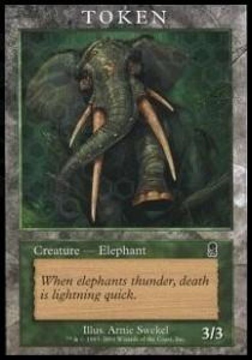 Token - Elephant