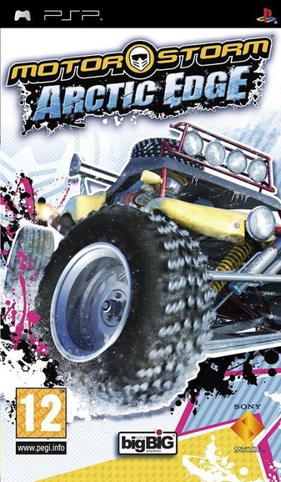 Motor Storm Arctic Edge PSP Kaytetty