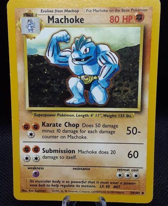 Machoke 34/102 Kunto: NM
