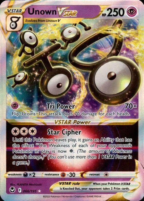 Unown VSTAR 066/195 Kunto: Near Mint