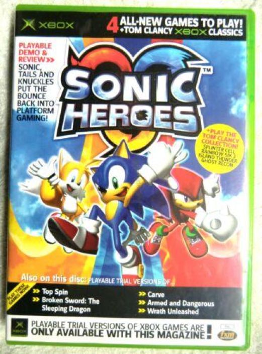 XBOX Demo Game Disc 27 Sonic Heroes