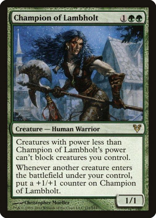 Champion of Lambholt Foil Kunto: Exellent