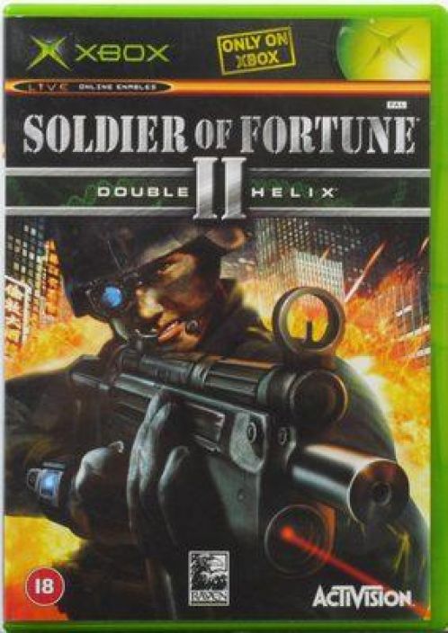 Soldier of fortune II double helix Xbox kaytetty
