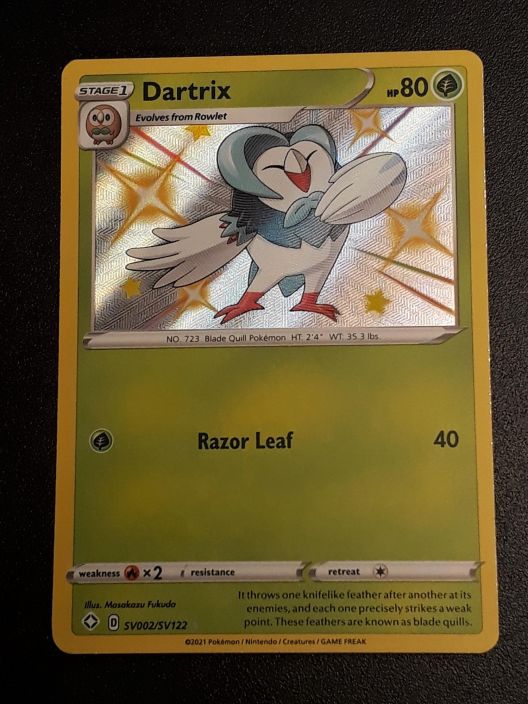 Dartrix Shiny SV002/SV122 Kunto: NM