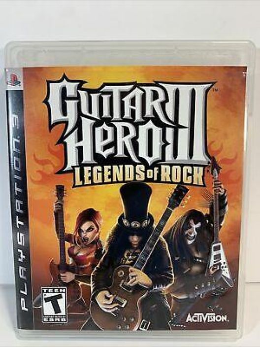 Guitar hero III: Legends Of Rock kaytetty PS3 Vain Peli, Ei soittimia