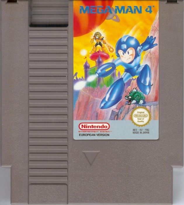 Mega Man 4 NES kaytetty Loose