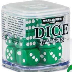 12mm Dice 20 pack Green