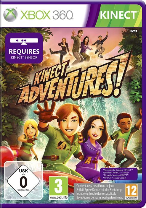 KINECT Adventures! KINECT kaytetty XBOX 360