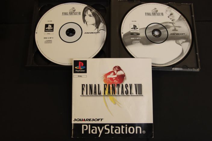 Final Fantasy VIII PS1 Kaytetty Kaytetty mintti manuaali