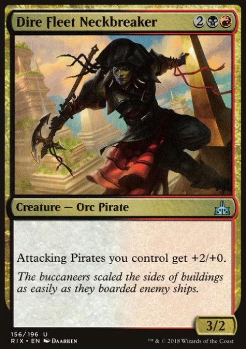 Dire Fleet Neckbreaker Kunto: NM