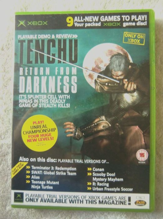XBOX Demo Game Disc 28 Tenchu Return from Darkness