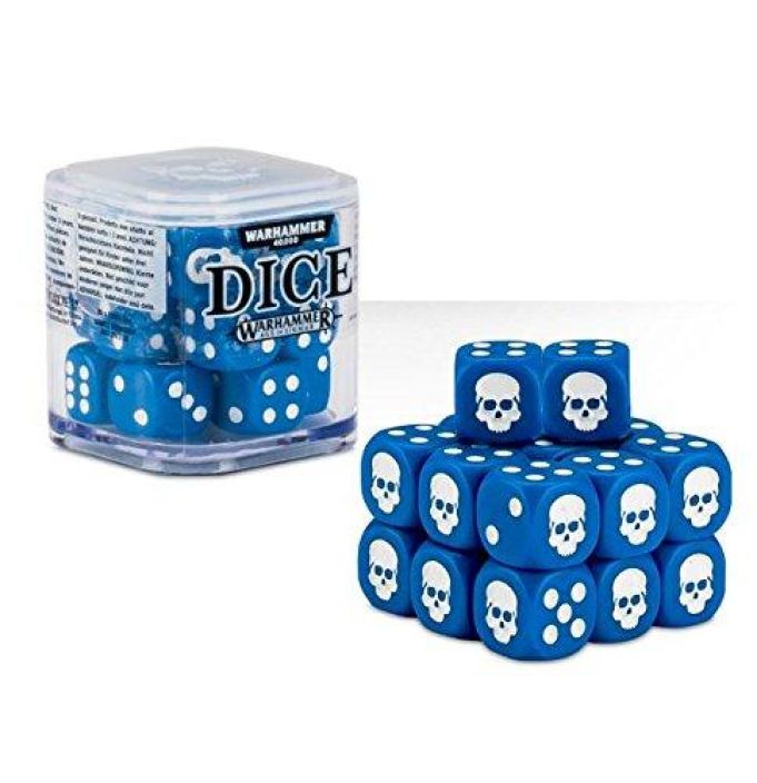 12mm Dice 20 pack Blue