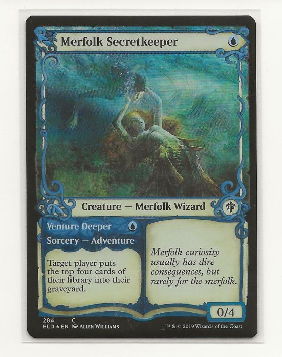 Merfolk Secretkeeper Foil Kunto: NM