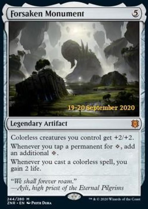 Forsaken Monument Foil Promo Kunto: Near Mint