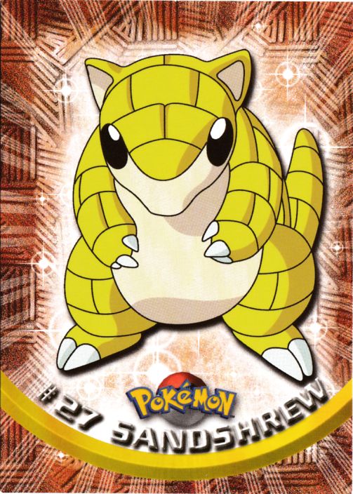 Sandshrew #27 art card Kunto: Played