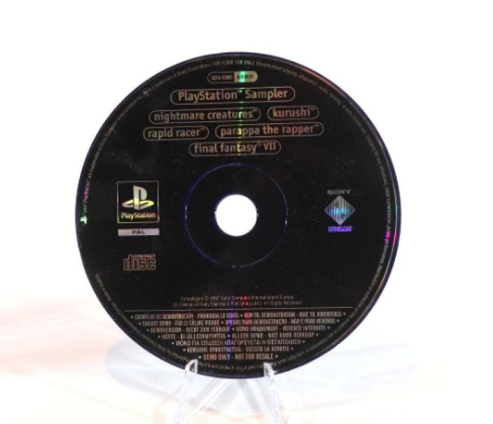 Sampler Disk 5 Games kaytetty PS1