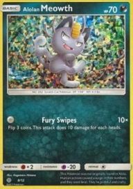 Alolan Meowth 8/12 LP
