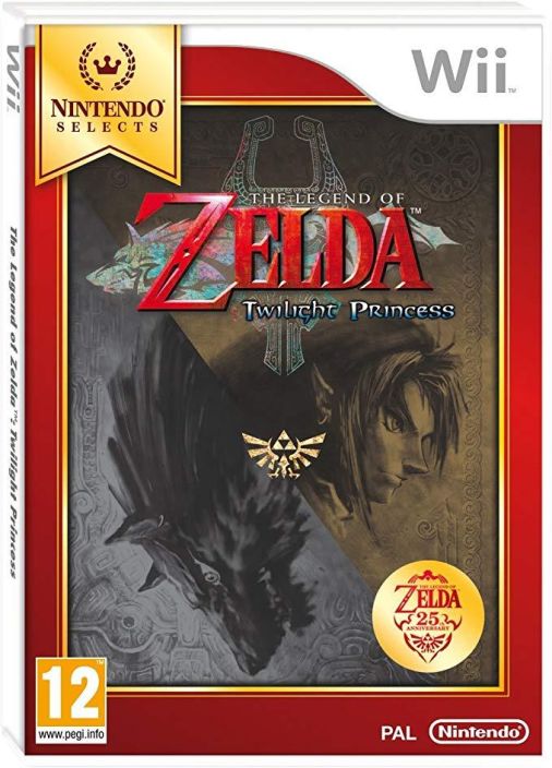 Legend of Zelda Twilight Princess kaytetty Wii PAL.Manuaali mintissa.