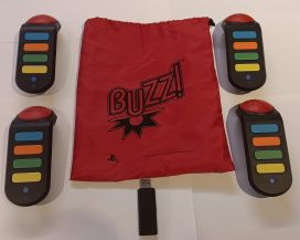 Buzz Summerit 4 kpl Langaton + Vastaanotin + Pussi käytetty 