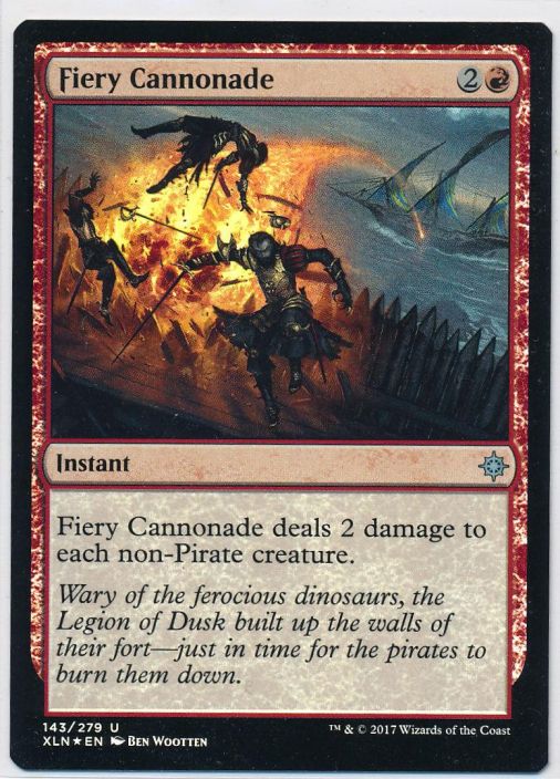 Fiery Cannonade Kunto: NM