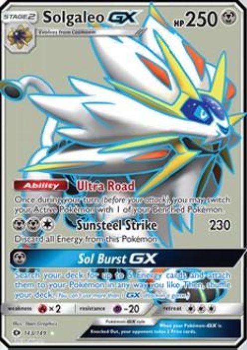 Solgaleo GX 143/149 Kunto: Near Mint