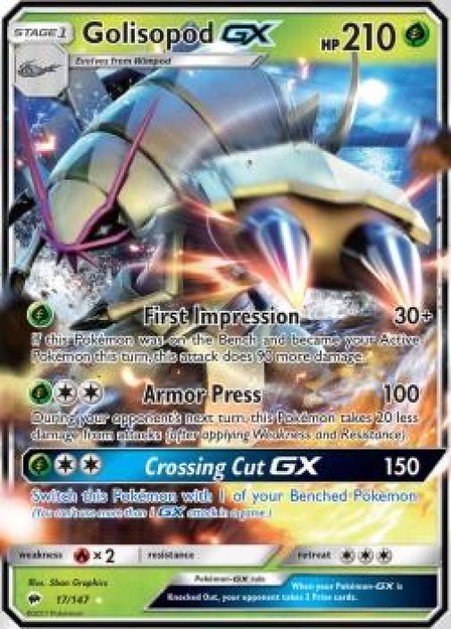 Golisopod gx 17/147 kunto: excellent