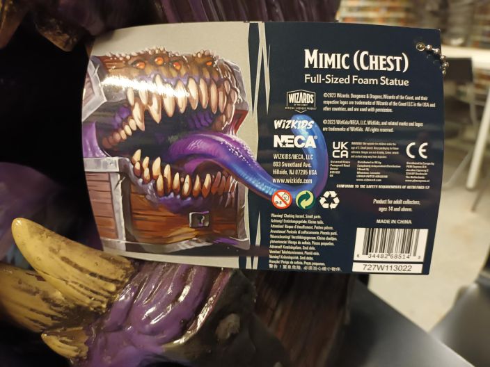 Mimic Chest Full Sized Foam Statue