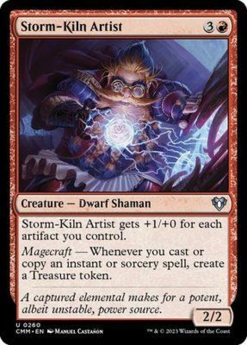 Storm-Kiln Artist - Commander Masters Kunto NM