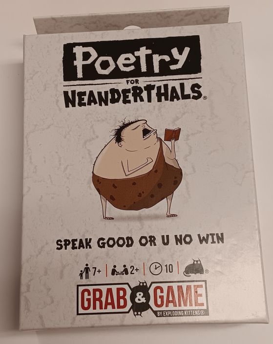 Poetry for Neanderthals Grab &amp; Game ENG Lautapeli / Korttipeli