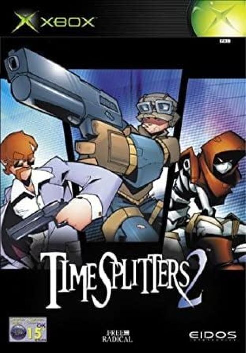 TimeSplitters 2 kaytetty XBOX