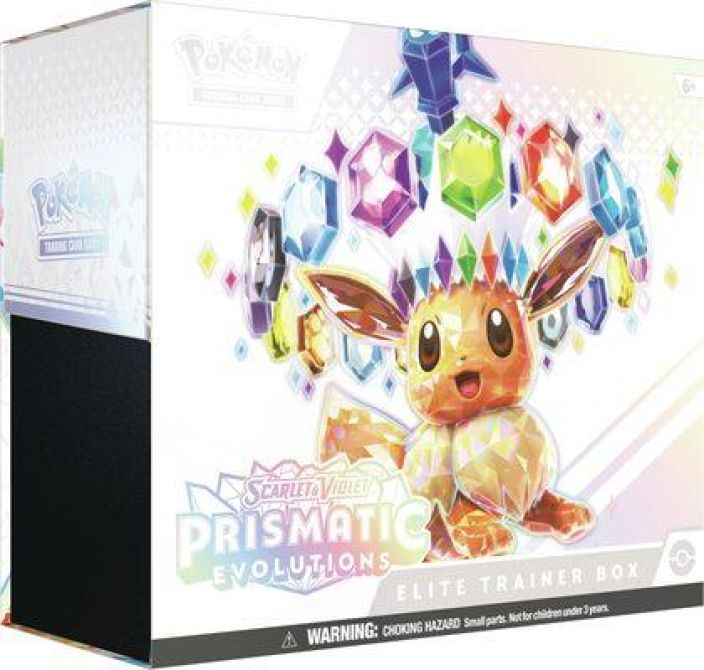 Pokemon Prismatic Evolutions Elite Trainer Box Eevee Julkaisu 17.1