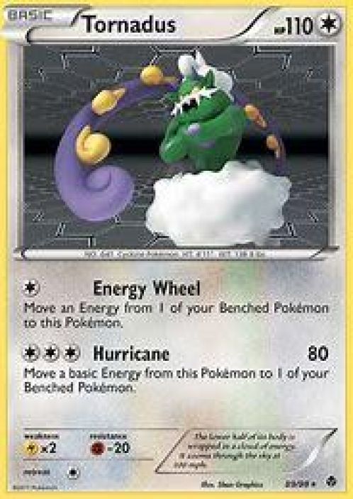 Tornadus 89/98 holo Kunto:Good