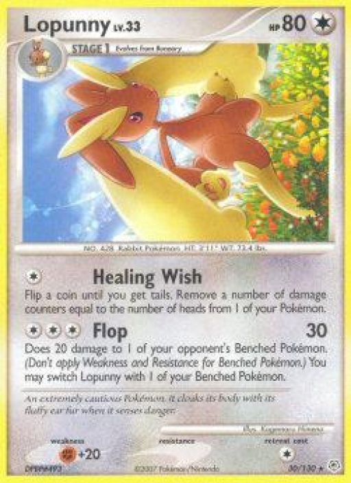 Lopunny 30/130 Kunto: Damaged