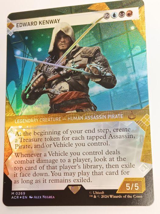 Edward Kenway Textured Foil Kunto: NM