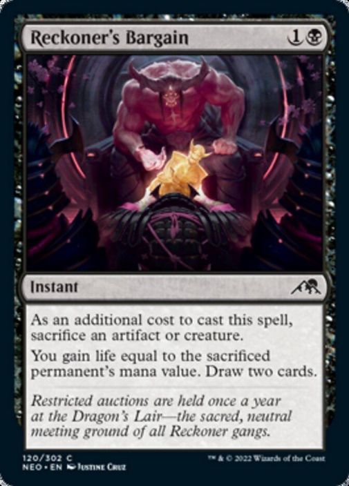 Reckoner's Bargain 120/302C EX Kunto EX
