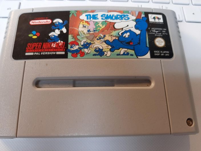 The Smurfs SNES Loose
