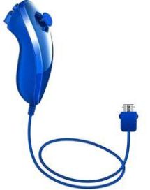 Sininen Nunchuk Wii Käytetty