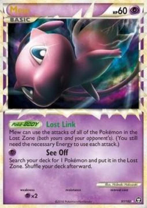 Mew 97/102 Holo Kunto: DMG (syvia naarmuja koko kortissa)