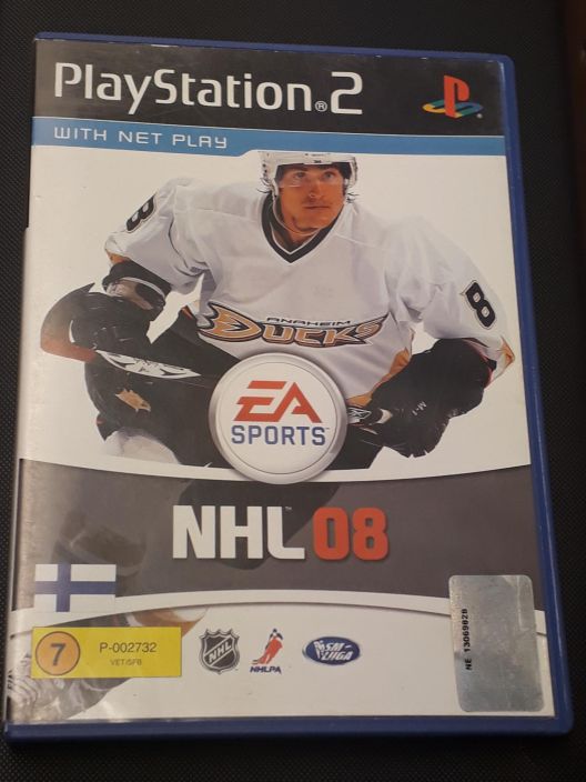 NHL 08 kaytetty PS2 Suomenkielinen