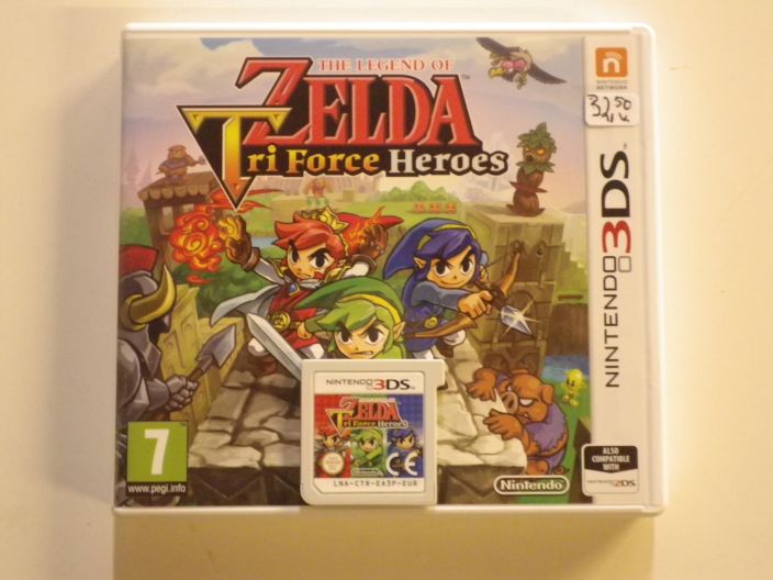 The Legend of Zelda TriForce Heroes 3DS kaytetty