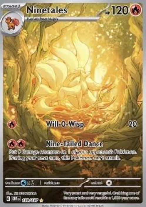 Ninetales 199/197 Kunto: NM